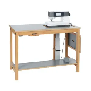 Sjöbergs Sewing machine table, with electrical, dark gray